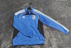 Adidas Climacool Blue and Black Track Jacket Men's Size Large Zip Up Athletic